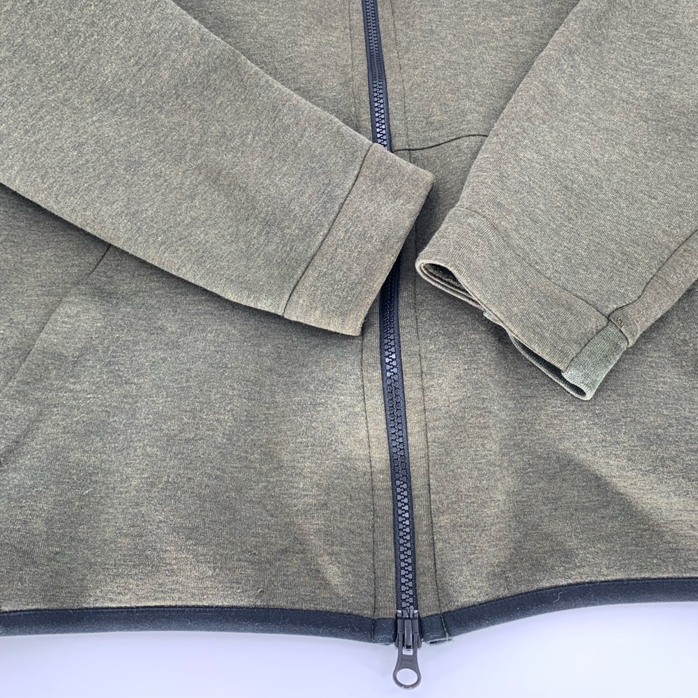 NIKE SPORTSWEAR Tech Fleece Windrunner Hoodie, Medium Olive - Sz XL - Picture 14 of 16